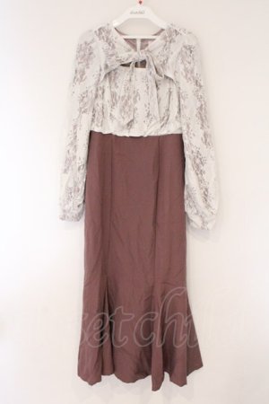 画像: DearMyLoveRose / ボレロレースマーメイドワンピース M ピンク O-26-03-24-071-EL-OP-OW-OS