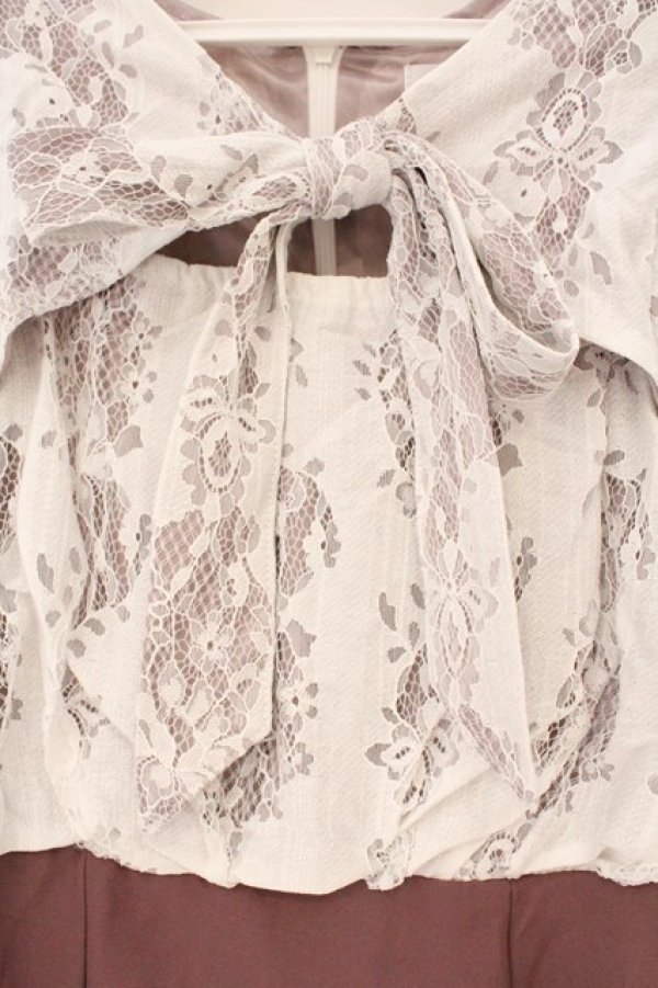 画像2: DearMyLoveRose / ボレロレースマーメイドワンピース M ピンク O-26-03-24-071-EL-OP-OW-OS (2)