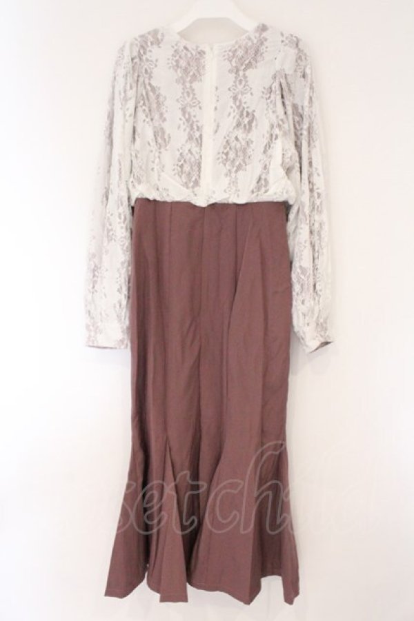 画像3: DearMyLoveRose / ボレロレースマーメイドワンピース M ピンク O-26-03-24-071-EL-OP-OW-OS (3)