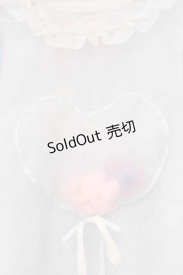 画像2: Swankiss / HB cable flower O/P　ワンピース F サックス O-26-03-24-076-CA-OP-OW-OS (2)