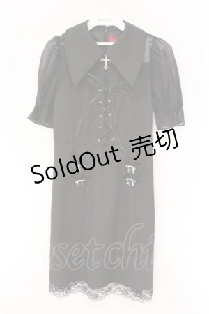 画像: Jamie エーエヌケー / クロスチャームスピンドルワンピース M クロ O-26-03-24-077-LO-OP-OW-OS