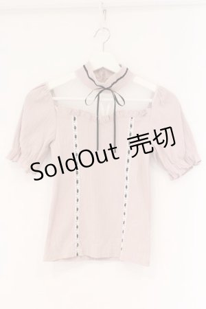 画像: Ank Rouge / チュール切替テレコカットソー M ピンク O-26-03-24-085-CA-TO-OW-OS