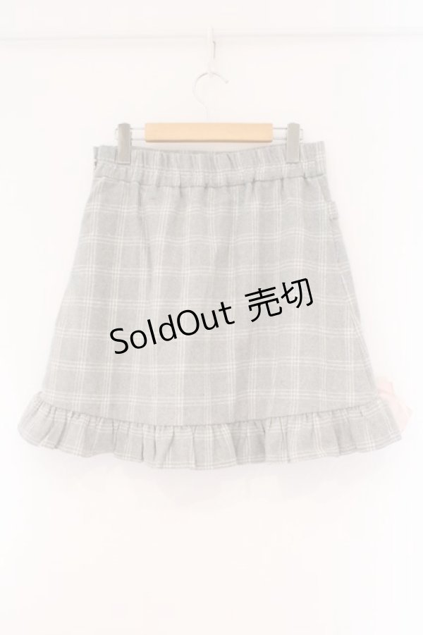 画像4: DearMyLove / 裾リボンスカート 3L グレー O-26-03-24-087-EL-SK-OW-OS (4)