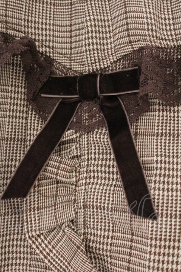 画像2: Ank Rouge / 2つリボンスカート M ブラウン O-26-03-24-089-CA-SK-OW-OS (2)