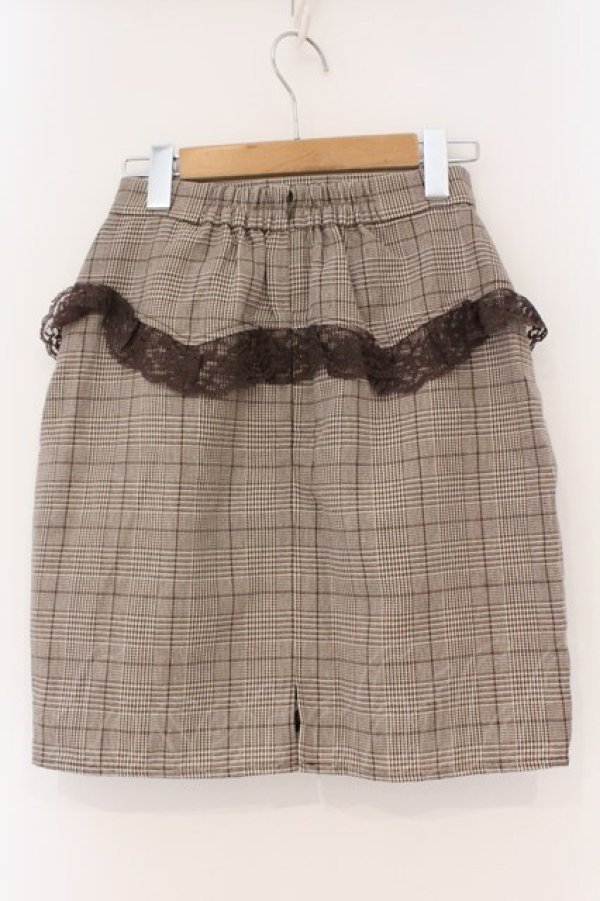 画像3: Ank Rouge / 2つリボンスカート M ブラウン O-26-03-24-089-CA-SK-OW-OS (3)