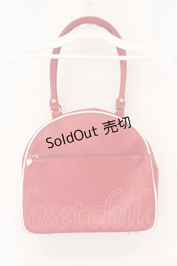 画像3: Chalmiere / ガーリーリボンボストンバッグ  アカ O-26-03-24-008-0-BG-OW-OS (3)