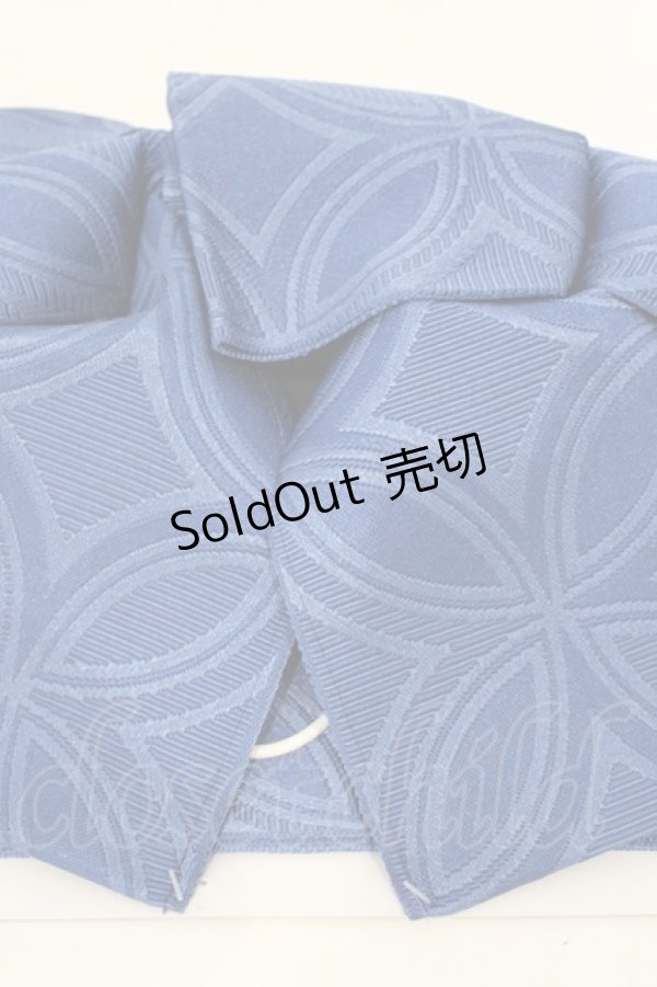 画像5: Moi-meme-Moitie / 浴衣（青薔薇柄）+帯（青）セット  グレー×ブルー×ホワイト O-26-03-24-010-MO-OP-IG-OS (5)