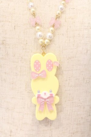 画像: Angelic Pretty / Fancyリリカルバニーネックレス  イエロー O-26-03-24-011-AP-AC-IG-OS
