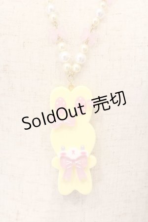 画像: Angelic Pretty / Fancyリリカルバニーネックレス  イエロー O-26-03-24-011-AP-AC-IG-OS