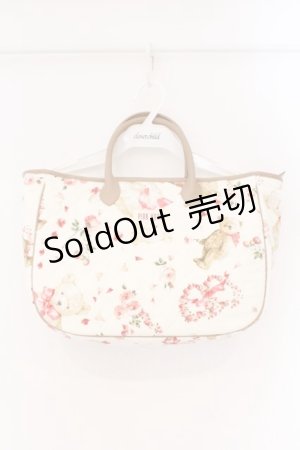 画像: PINK HOUSE / テディローズプリントキルティングバッグ  バニラ O-26-03-24-002-LO-BG-IG-OS