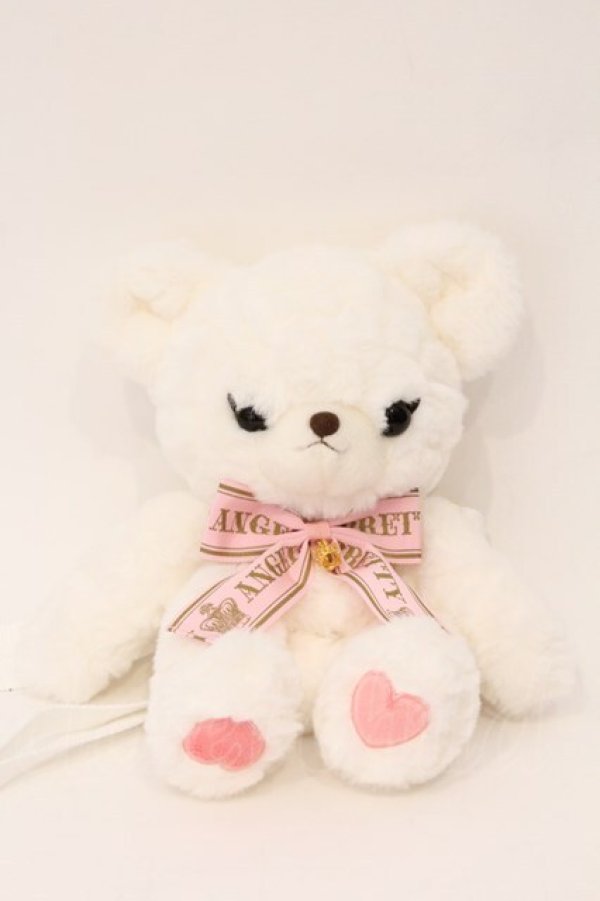 画像1: Angelic Pretty / Travelくまちゃんぬいぐるみポーチ  シロ×ピンク O-26-03-24-013-AP-BG-IG-OS (1)