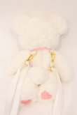 画像5: Angelic Pretty / Travelくまちゃんぬいぐるみポーチ  シロ×ピンク O-26-03-24-013-AP-BG-IG-OS (5)