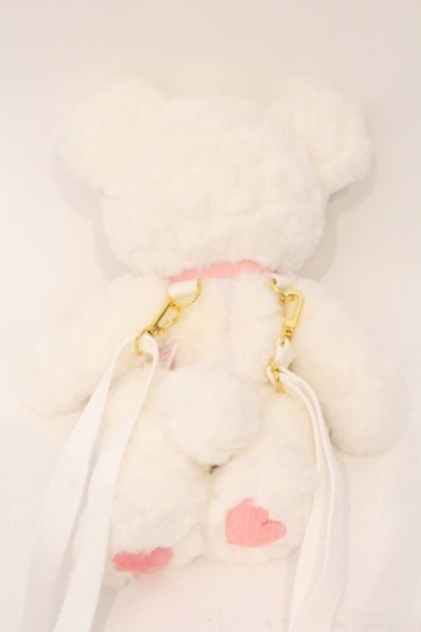 画像5: Angelic Pretty / Travelくまちゃんぬいぐるみポーチ  シロ×ピンク O-26-03-24-013-AP-BG-IG-OS (5)