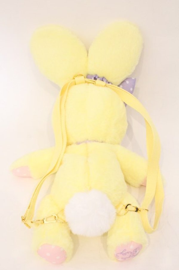 画像6: Angelic Pretty / Cuteリリカルバニーぬいぐるみリュック  イエロー O-26-03-24-014-AP-BG-IG-OS (6)