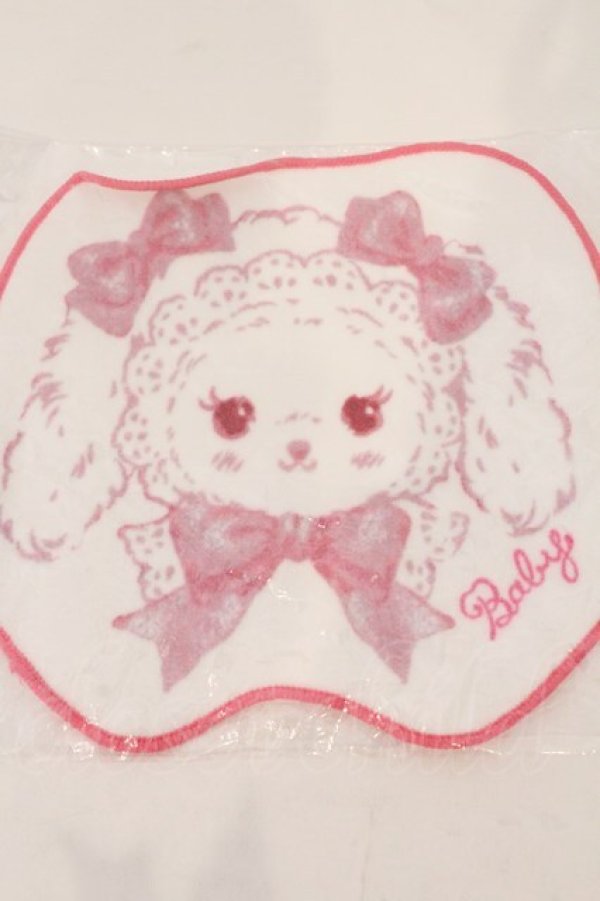 画像2: BABY,THE STARS SHINE BRIGHT / うさくみゃちゃんのおかおタオルハンカチ  ホワイト×シロ O-26-03-24-015-BA-ZA-IG-OS (2)