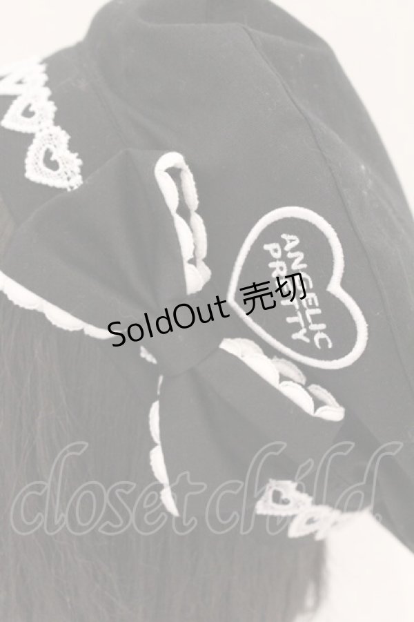 画像4: Angelic Pretty / Heartワッペンベレー  クロ O-26-03-24-020-AP-AC-IG-OS (4)