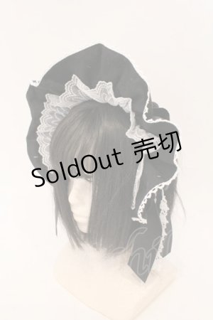 画像: Angelic Pretty / Elegant Roseブリム付カチューシャ  クロ×シロ O-26-03-24-021-AP-AC-IG-OS