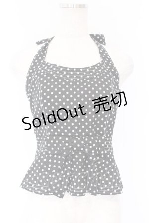 画像: MILK / ホルターネックトップス  クロドット O-26-03-25-001-ML-TO-IG-OS