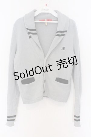 画像: ネバアランド / フライト・カーディガン  グレー O-26-03-25-040-LO-TO-IG-OS