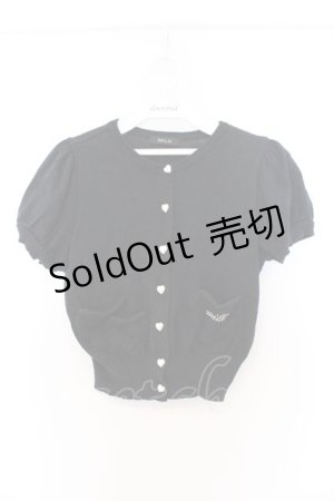 画像: MILK / ハニーパフカーデ  クロ O-26-03-25-042-ML-TO-IG-OS