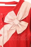 画像2: MILK / Sash Ribbon Cardigan （サッシュリボンカーディガン）  アカ O-26-03-25-043-ML-TO-IG-OS (2)