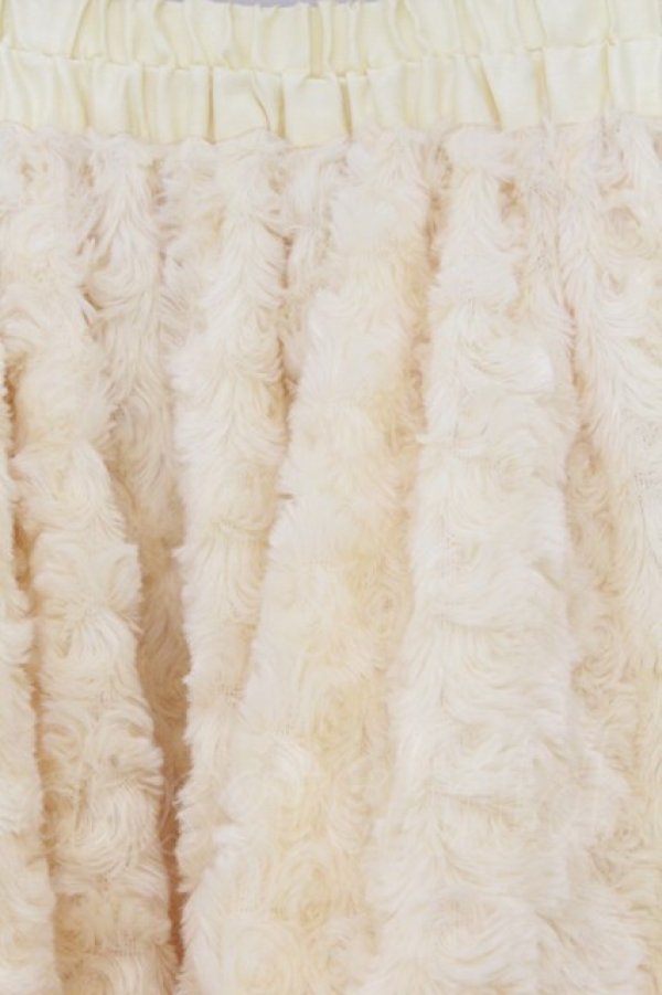 画像2: MILK / メレンゲファースカート  クリーム O-26-03-25-005-ML-SK-IG-OS (2)