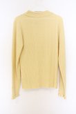 画像3: axes femme / バラボトルネックリブプルオーバー F イエロー O-26-03-25-055-AX-TO-OW-OS (3)