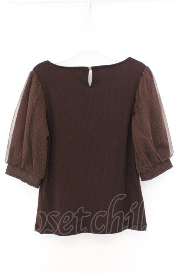 画像3: axes femme / ローズガーデンプルオーバー M ブラウン O-26-03-25-056-AX-TO-OW-OS (3)