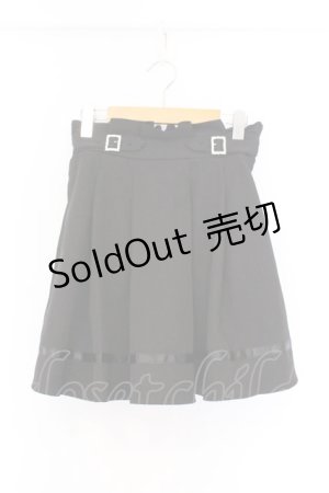 画像: axes femme / ベルト付きフレアスカートパンツ F クロ O-26-03-25-009-AX-SK-YM-OS