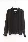 画像1: axes femme / ヒヨクタックブラウス M クロ O-26-03-25-013-AX-BL-YM-OS (1)