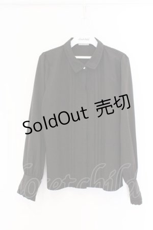 画像: axes femme / ヒヨクタックブラウス M クロ O-26-03-25-013-AX-BL-YM-OS