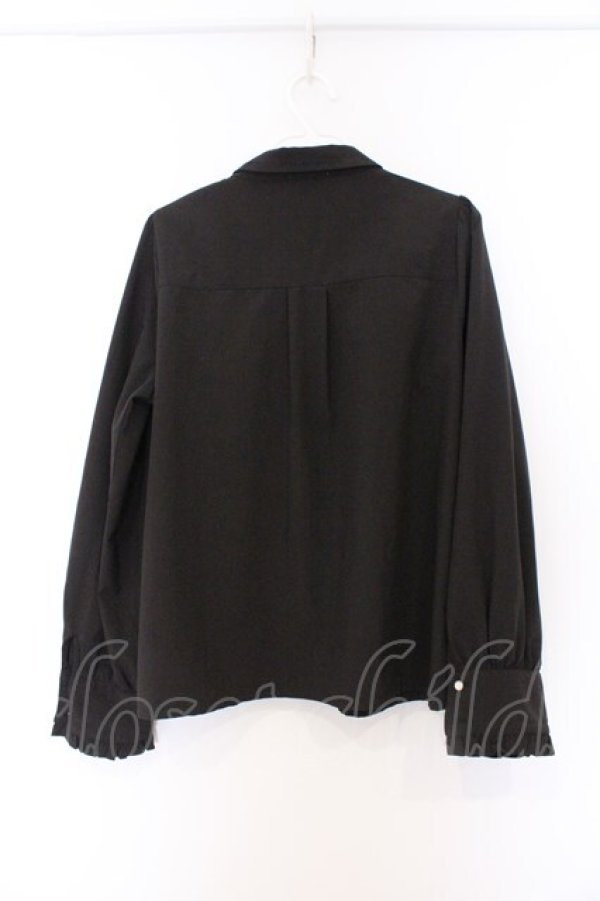 画像3: axes femme / ヒヨクタックブラウス M クロ O-26-03-25-013-AX-BL-YM-OS (3)