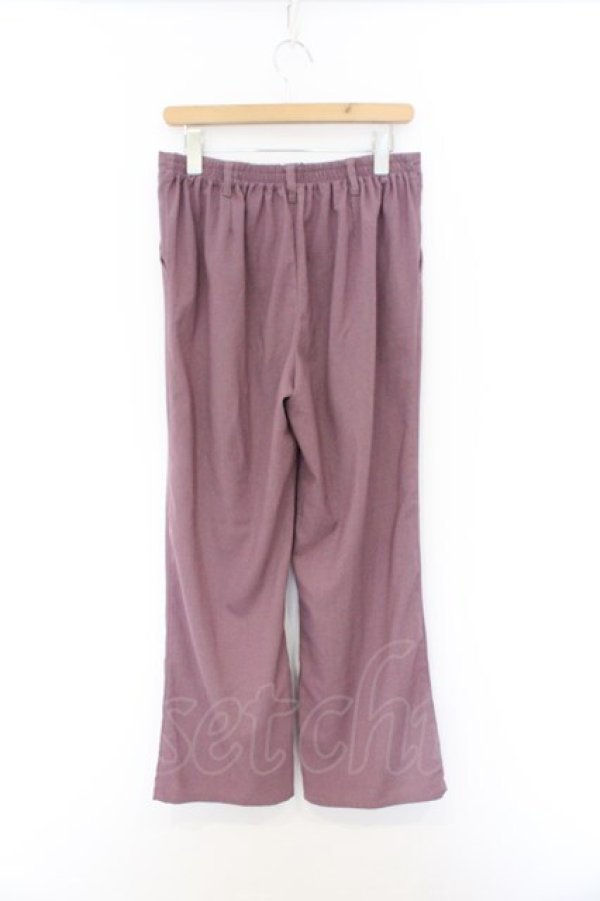 画像3: axes femme / 花刺繍ストレートカットパンツ L ピンク O-26-03-25-002-AX-PA-IG-OS (3)