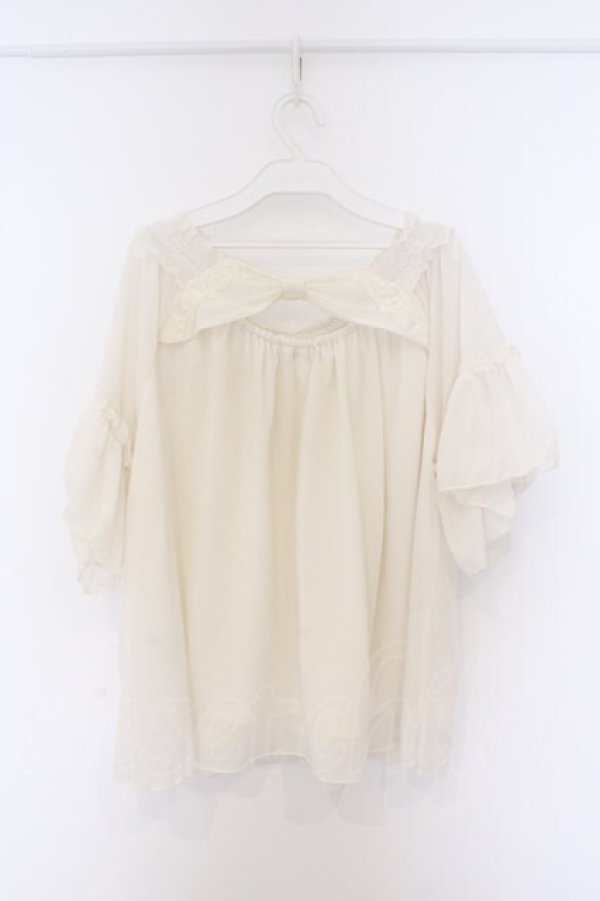 画像3: axes femme / バックシャンエスパンディプルオーバー M シロ O-26-03-25-021-AX-TO-IG-OS (3)