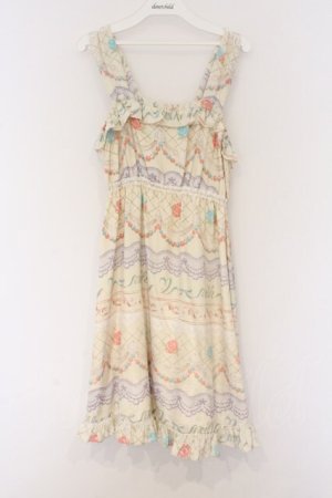 画像: MILK / Sugar cakeドレス  バニラベース O-26-03-25-027-ML-OP-IG-OS