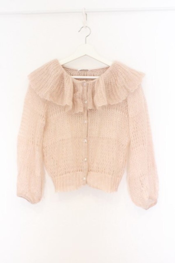 画像1: MILK / フラッフィーカーデ  ピンク O-26-03-25-030-ML-TO-IG-OS (1)