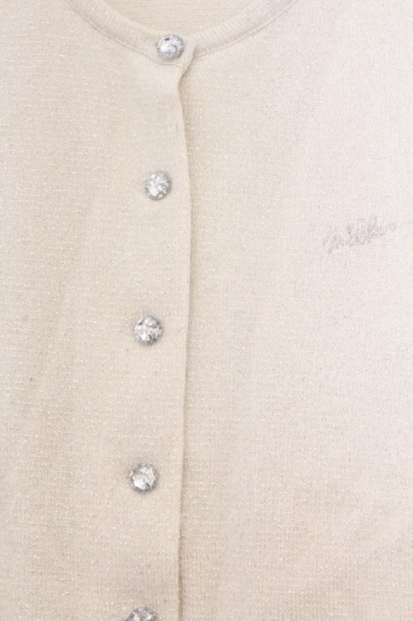 画像2: MILK / ファーカラーカーディガン（ファーカラー欠品）  アイボリー O-26-03-25-032-ML-TO-IG-OS (2)