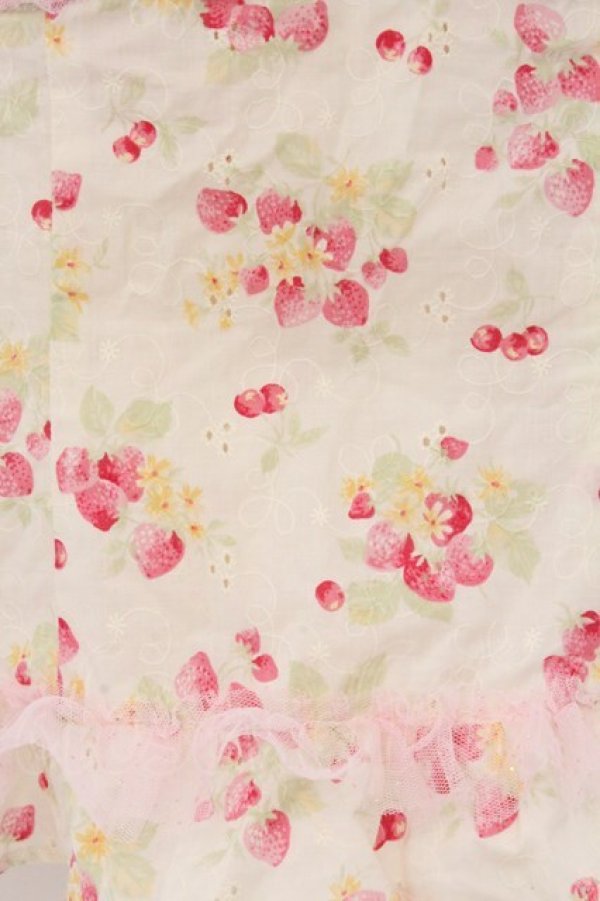 画像2: LIZ LISA / グリッターレース花柄ビスチェ  アイボリーｘピンク O-26-03-27-035-LO-TO-YM-OS (2)