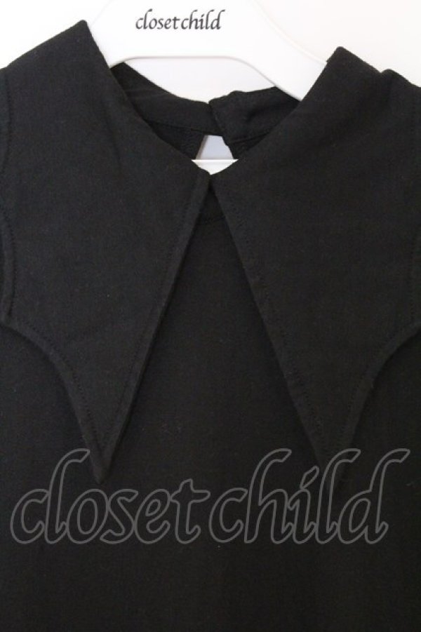 画像2: SEX POT ReVeNGe /ACK BAD COLLAR CROSS カットワンピース M ブラック O-26-03-27-004-SP-OP-OW-OS (2)