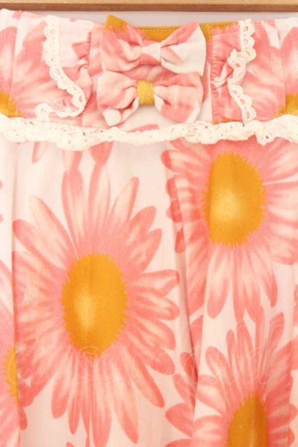 画像2: LIZ LISA / 花柄ミニスカート 0 シロｘピンク O-26-03-27-040-LO-SK-YM-OS (2)