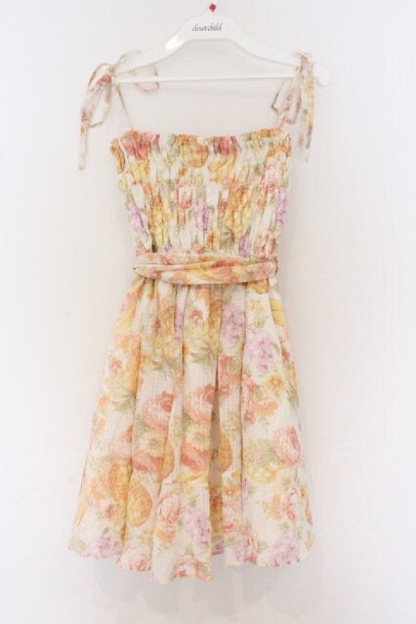 画像1: LIZ LISA / フルーツチェックシャーリングワンピース 0 マルチ O-26-03-27-041-LO-OP-YM-OS (1)