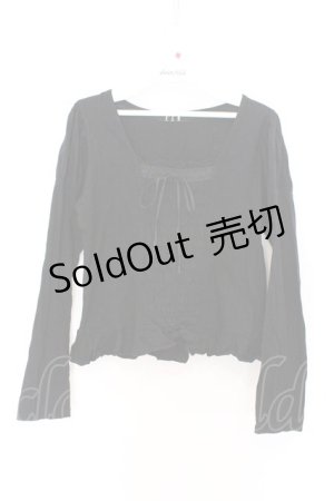 画像: BPN / シャーリング切り替えカットソー M ブラック O-26-03-27-047-GO-TO-OW-OS