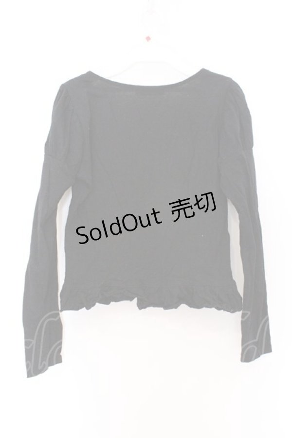 画像3: BPN / シャーリング切り替えカットソー M ブラック O-26-03-27-047-GO-TO-OW-OS (3)