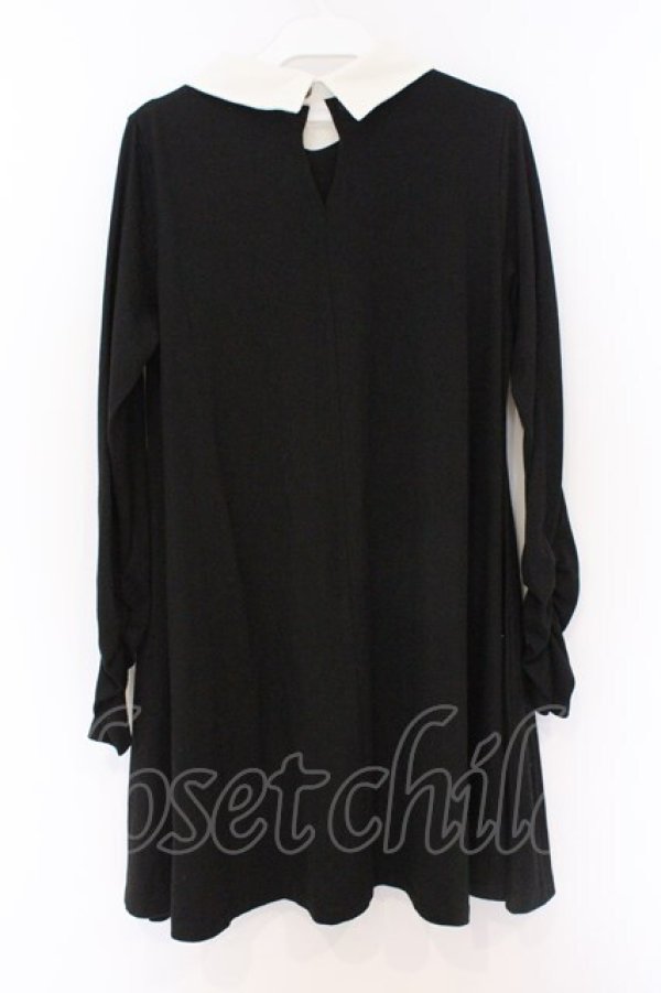 画像3: SEX POT ReVeNGe / BAD COLLAR CROSS カットワンピース M ブラック×ホワイト O-26-03-27-005-SP-OP-OW-OS (3)