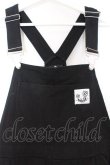 画像2: NieR Clothing / オーバーオール F ブラック O-26-03-27-052-PU-OP-OW-OS (2)