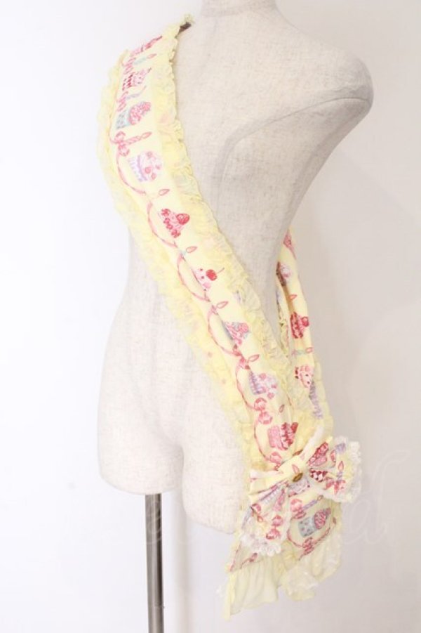 画像1: Angelic Pretty / Happy Cakesエシャルプ  イエロー O-26-03-27-054-AP-ZA-IG-OS (1)