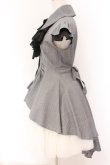 画像3: MARBLE / ゴシック調タイ付きドレープジャケットワンピース  グレー×ブラック O-26-03-27-057-GO-OP-IG-OS (3)