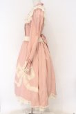 画像4: Hoshibako Works / リボンフローラコットンレースロングワンピース  ピンク×生成り O-26-03-27-058-LO-OP-IG-OS (4)