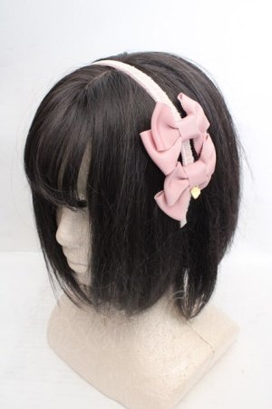 画像: Emily Temple cute / ツインリボンカチューシャ  ピンク O-26-03-27-1027-ET-AC-OW-OS