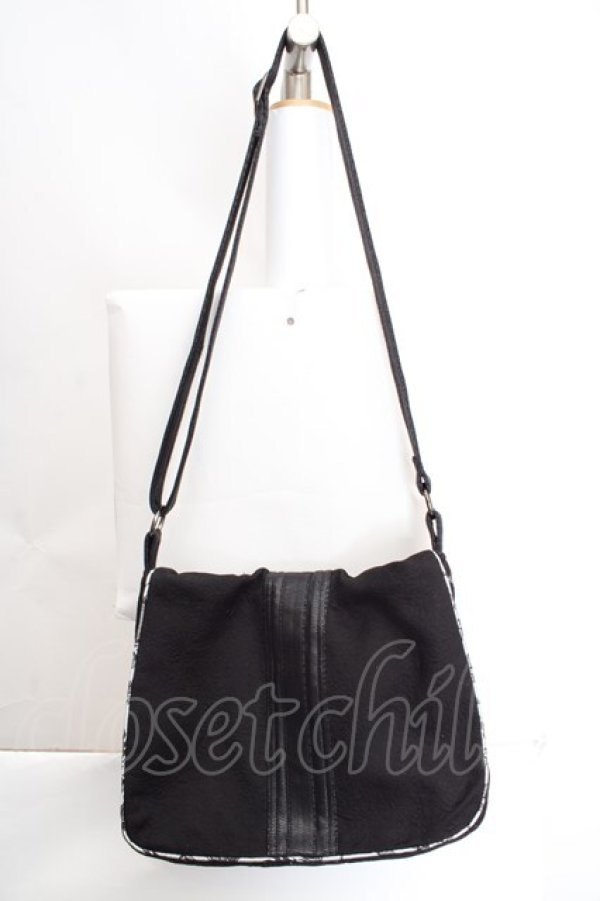 画像5: Qutie Frash / 和柄ショルダーバッグ  ブラック O-26-03-27-1003-QU-BG-IG-OS (5)